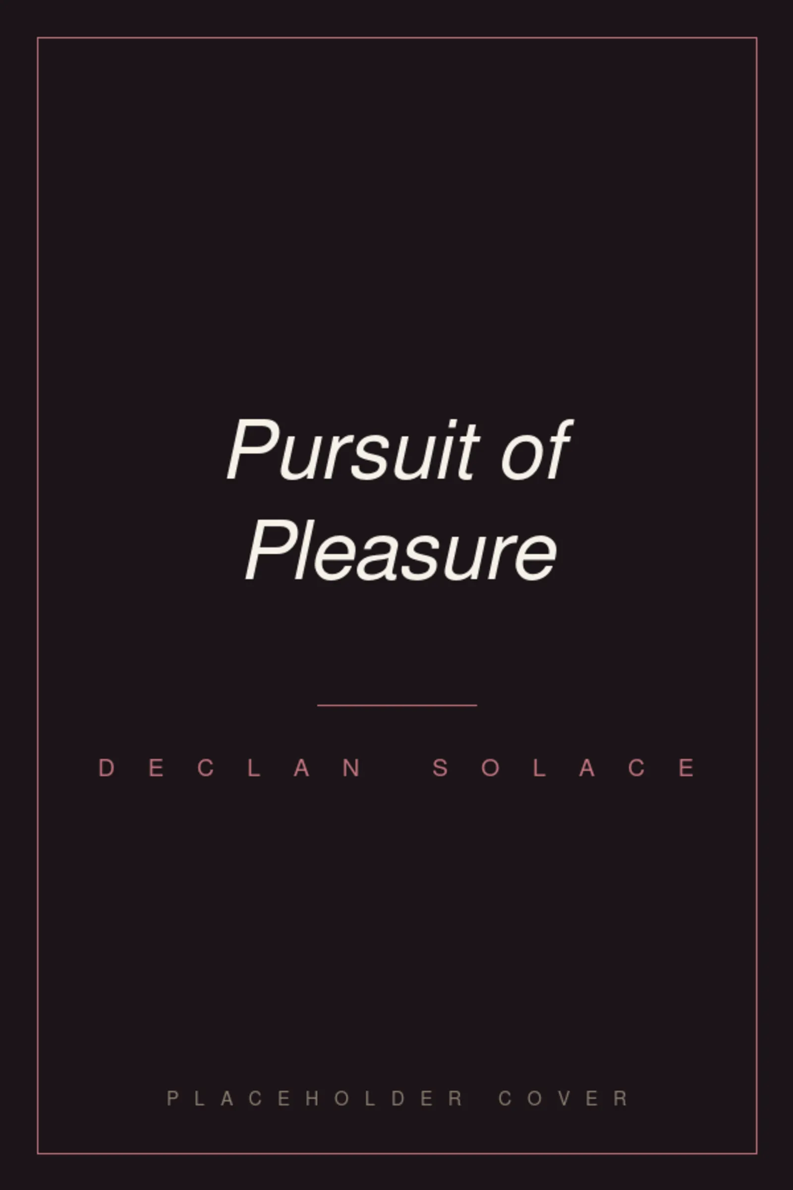 Pursuit of Pleasure — cover